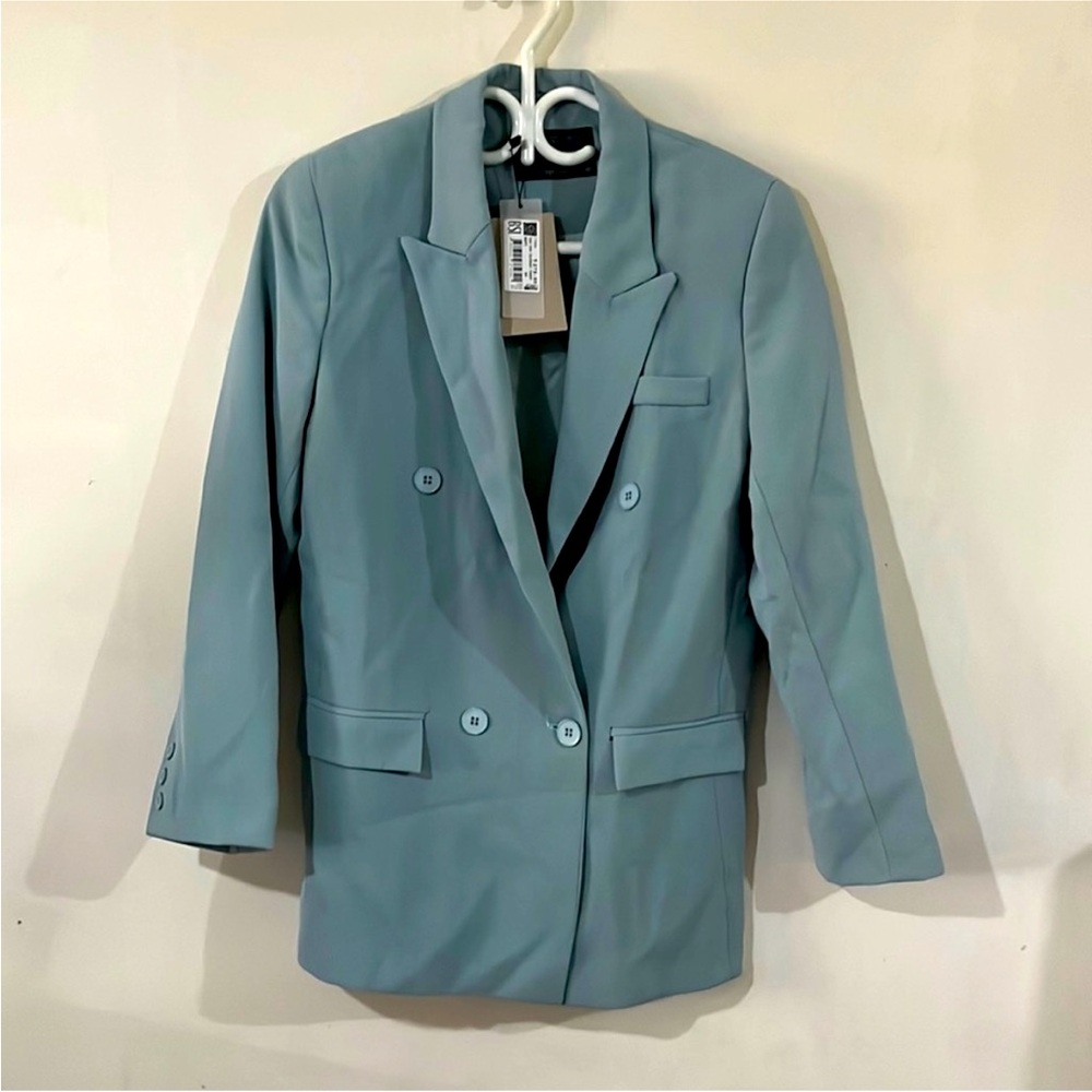 NWT BSL Women's light Blue Blazer